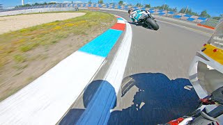 Brit Bike Trophy Full Race  Realistic Daytona 675 POV [upl. by Luoar5]