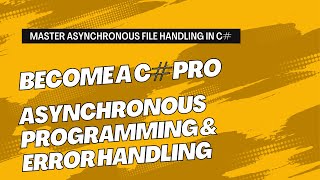 Master Async File Handling in C 💻 StepbyStep Guide amp Exception Handling ⚙️filehandling async [upl. by Camm]