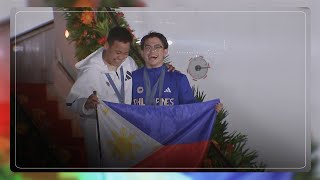 Filipino Olympians arrive home  ABSCBN News [upl. by Oznofla]