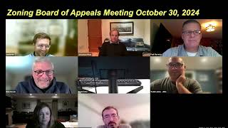 Sherborn Zoning Board of Appeals Meeting October 30 2024 [upl. by Creedon]