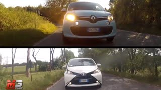 NEW RENAULT TWINGO 2015 VS TOYOTA AYGO 2015  TEST DRIVE [upl. by Meit]