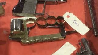 Apache Knuckleduster Revolver  Ciney Militaria Belgium October 2023  Military fair in Europe [upl. by Rowe]