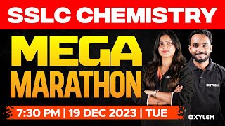 SSLC Christmas Exam  Chemistry  Mega Marathon  Xylem SSLC [upl. by Attiuqehs]