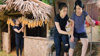 Completing the toilet at the farm  harvesting preserved corn visiting Mom  Lý Mai Hương [upl. by Finny943]