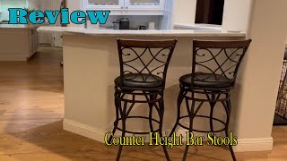 Counter Height Bar Stools Set Review  Is it Quality [upl. by Ellenhoj]