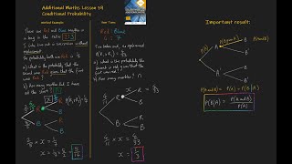 19 Conditional Probability Additional Maths OCR FSMQ [upl. by Ttenyl]