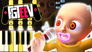 The Baby In Yellow 🎵 FGTeeV Music Video [upl. by Revilo134]