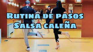 Rutina de pasos de salsa caleña [upl. by Onstad151]