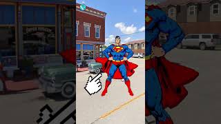 Look its the biggest Superman action figure ever mapman googlemaps shorts [upl. by Sillyrama]