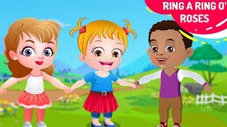 Ring A Ring O Roses  Ring Around the Rosie  More Nursery Rhymes amp Kids Songs By Baby Hazel [upl. by Lyckman655]