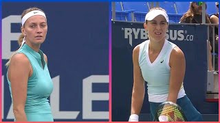 Petra Kvitova vs Belinda Bencic  Canadian Open 2023 R3 [upl. by Paapanen]