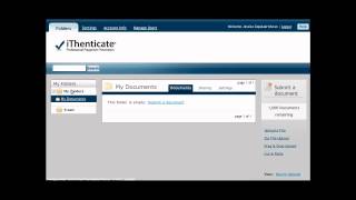 iThenticate How to Get Started  Plagiarism Detection Software [upl. by Oicirbaf]