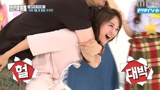 Weekly Idol EP259 Gugudan Kim sejeong like Hercules [upl. by Savart]