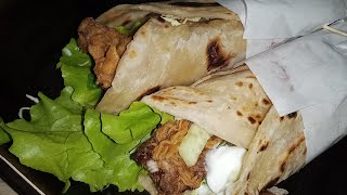 Zinger Paratha RollZinger ShawarmaRestaurant style zinger Paratha Roll by FoodComfort [upl. by Siaht530]