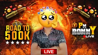 🔴ROAD TO 500K SUBS 🤩 AND FULL ENJOYMENT 🥳 TO TOP 1 freefirelive rai⭐classyff gyangamin [upl. by Hi600]