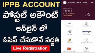 How to Open IPPB Account Online  Indian Post Payment Bank Account Opening Online [upl. by Nivloc]