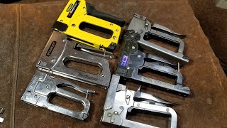 Stanley SharpShooter vs DuoFast StaplerTacker Review amp Comparison [upl. by Assi]