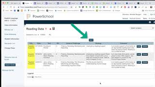 Powerschool Tutorial  Entering Level A Reading Data [upl. by Atinrehs]