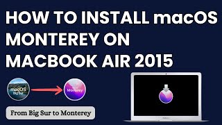 How to install MacOS Monterey on Macbook Air 2015macosmonterey macbook [upl. by Litnahs]