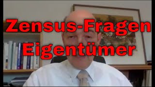 Zensus 2022  die Fragen für die Eigentümer [upl. by Buffo]