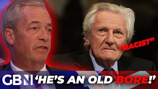 Hes filled with BILE HATRED and INTOLERANCE  Nigel Farage HITS BACK at Michael Heseltine [upl. by Ennaer]