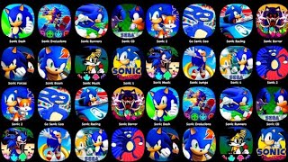 Sonic 1Sonic 2 Sonic Dash Sonic Forces Sonic Dash 2 Go Sanic Goo Sonic CD Classic Sonic Hedgehog 4 [upl. by Ohploda215]