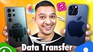 Three Ways to Transfer Phone Data from Android to iOS  🔥🔥 [upl. by Nirat356]