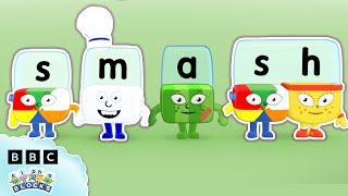 2 Letter Blends amp Teams  Consonant Clusters  Learn to Read and Spell  Alphablocks [upl. by Alamac]