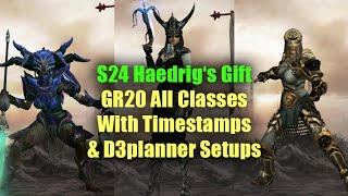 GR20 Haedrigs Gift  Full Set Guide ALL CLASSES  Season 24 [upl. by Florencia174]