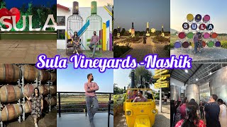 Sula Vineyards Nashik  staycation  Sula Vineyard tour and wine tasting  Road trip sulavineyards [upl. by Esinrahs]