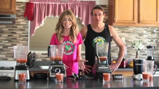 Juicing  Carrots  Blend Off Blendtec vs Vitamix  Nutribullet vs Ninja Blender  Recipes [upl. by Irmgard]