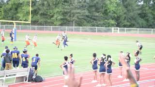 HERTFORD COUNTY HIGH SCHOOL JV RB 6 TYREE COATNEY SHOWS OFF HIS SPEED AS HE OUTRUNS DEFENDERS [upl. by Cartan]