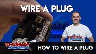 how to wire a plug  ultimate handyman DIY tips [upl. by Oiceladni227]