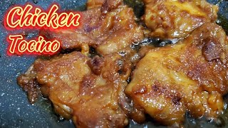 CHICKEN TOCINO • NO PRESERVATIVES ADDED • HOMEMADE TOCINO [upl. by Haimirej]