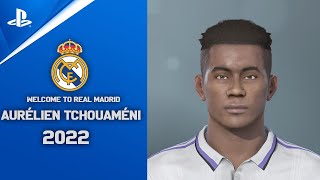 PS5Aurélien Tchouaméni ► Welcome To Real Madridface  PES 2019 [upl. by Ad524]