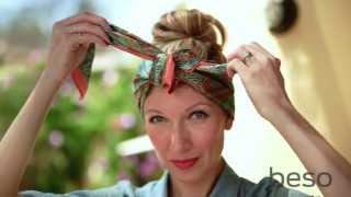 How to Tie a Headscarf A Beginners Guide [upl. by Adnic]