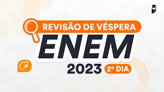 Revisão de Véspera ENEM 2023 2º dia  Ciências da Natureza e Matemática [upl. by Joanna]