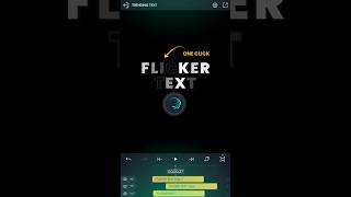 Flicker TEXT Animation in alightmotion shorts textanimation viralediting presetalightmotion [upl. by Ailic]