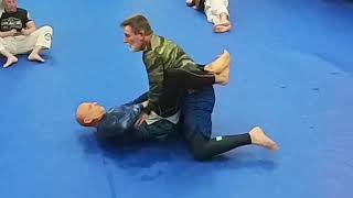 Gracie Jiu Jitsu blue belts sparring Peter and John NoGi [upl. by Melda741]