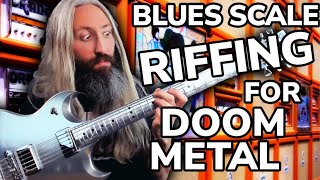 Write HEAVIER Riffs with the Blues Riff Box  Doom Metal Guitar [upl. by Varini361]