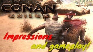 Conan Exiles Singleplayer gameplay and impressions Free play weekend expired [upl. by Pani203]