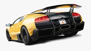 Realistic Car Drawing  LAMBORGHINI MURCIELAGO SV  drawingpat [upl. by Turro347]