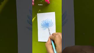 Flower painting by water colour… youtubeshorts painting paintingflowers ytshorts [upl. by Adelle]