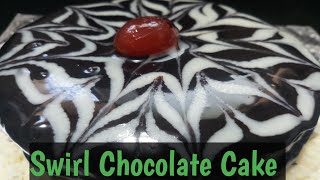 Swirl Cake  Chocolate Swirl Cake  Easy Cake Recipe [upl. by Wojcik]