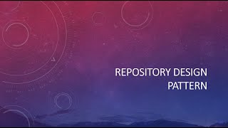 Repository Design pattern in 5 minutes [upl. by Ylas887]