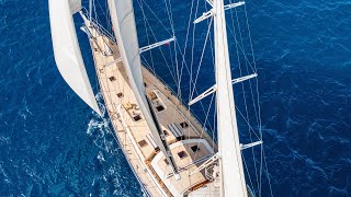 SY Abide  144ft Jongert Yacht  British Virgin Islands [upl. by Materse]