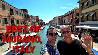 What to do in Murano Italy  Glass Blowing Canals Tour amp Where to Eat Venice to Murano Day Trip [upl. by Ashwell]