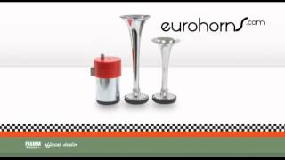 FIAMM air horn stainless steel double horn [upl. by Aniretake]