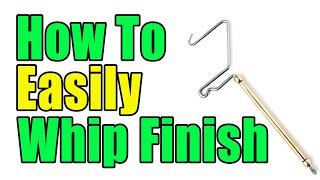 How To Use Whip Finish Fly Tying Tool  Easy Step By Step Instructions for Beginners [upl. by Eldrid]