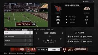 MACtion Bisons Dynasty S2 Week 7 at WMU [upl. by Isolda]